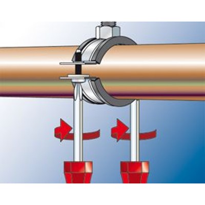 Produktbild von fischer - Massivrohrschelle FRSM Zollgewinde 5"