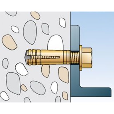 Produktbild von fischer - Messingdübel MS 12x37