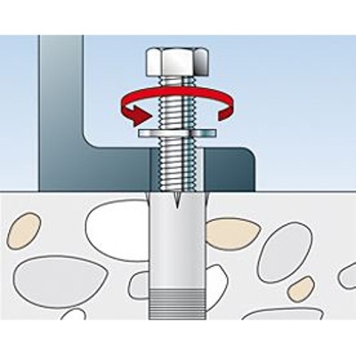 Produktbild von fischer - Spreizdübel M, Messingkonus, für metrische Schrauben Dübel M10