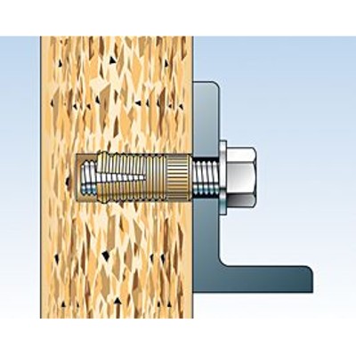 Produktbild von fischer - Messingdübel PA 4 M10/25