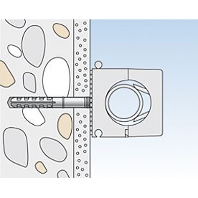 Produktbild von fischer - Schelle flexibel in RAL grau SCH 12-16 GR