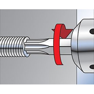 Produktbild von fischer - Stockschraube, verzinkt, TX STS 8x100