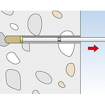 Produktbild von fischer - Bewehrung-Gewindeanker FRA 16/1100 M16-60