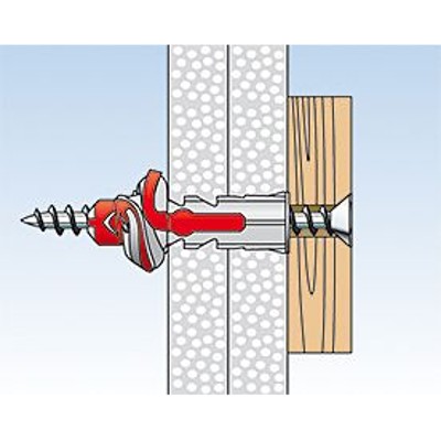 Produktbild von fischer - Spreizdübel DUOPOWER S mit Schraube Edelstahl A2 8x40 S A2 K (2)