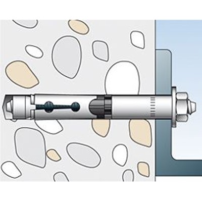 Produktbild von fischer - Hochleistunganker FH II-B, Stahl verzinkt 18/25 B