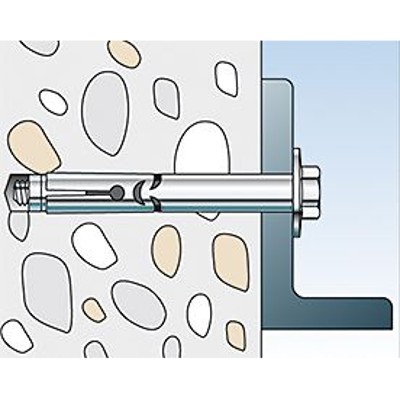 Produktbild von fischer - Hülsenanker FSA-B, verzinkt 10/10 B