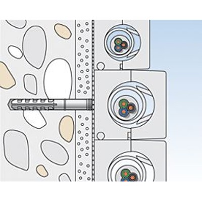 Produktbild von fischer - Schelle flexibel in RAL grau SCH 12-16 GR