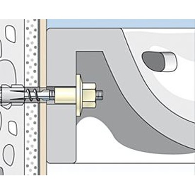 Produktbild von fischer - Waschtischbefestigung WST 12x180