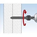 Produktbild von fischer - Gipskartondübel Winkelhaken, verzinkt GK WH K SB-Karte