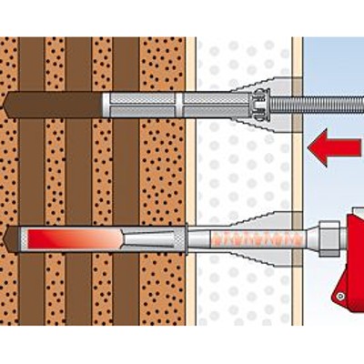 Produktbild von fischer - Abstandsmontagesystem Thermax, Edelstahl R Thermax 16/170 M12 B (19)