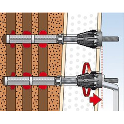 Produktbild von fischer - Abstandsmontagesystem Thermax, Edelstahl R Thermax 16/170 M12 B (19)