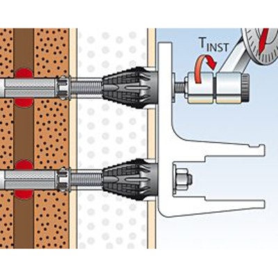 Produktbild von fischer - Abstandsmontagesystem Thermax, Edelstahl R Thermax 16/170 M12 B (19)