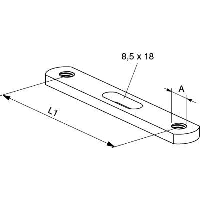 Produktbild von fischer - Doppelhalterplatte DPP 85