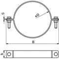 Produktbild von fischer - Festpunktschelle FFPS 21/2