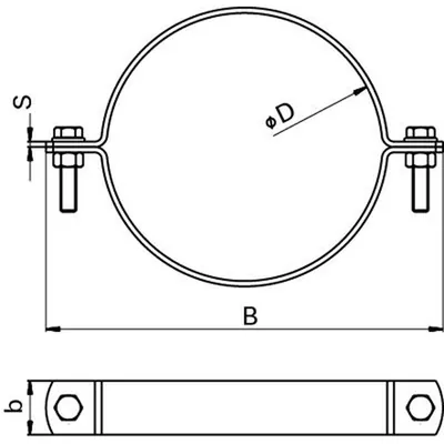 Produktbild von fischer - Festpunktschelle FFPS 21/2