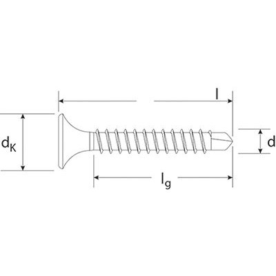 Produktbild von fischer - Schnellbauschraube, Feingewinde+Bohrspitze, PH, gegurtet 3,5x25