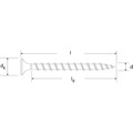 Produktbild von fischer - Schnellbauschraube, phosphatiert, Grobgewinde, PH, gegurtet 3,5x55