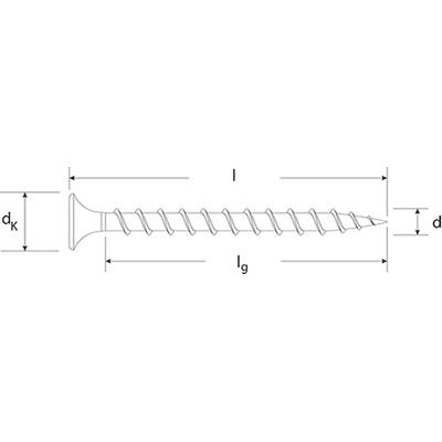 Produktbild von fischer - Schnellbauschraube, phosphatiert, Grobgewinde, PH, gegurtet 3,5x55