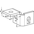 Produktbild von fischer - Konstruktions-Verbindungselement FUF, feuerverzinkt 180°L