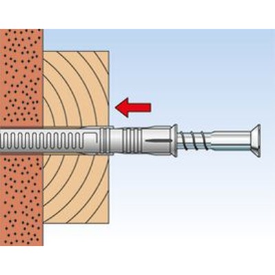 Produktbild von fischer - Langschaftdübel FUR SS, Edelstahl A4 10x160