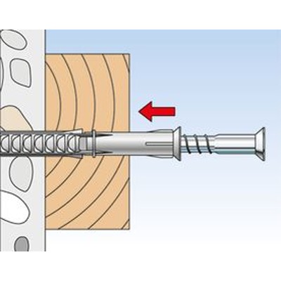 Produktbild von fischer - Langschaftdübel SXS Z, galv. verzinkt 8x150 Z E