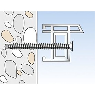 Produktbild von fischer - Fensterrahmenschraube FFS Flachkopf 7,5x132 T30