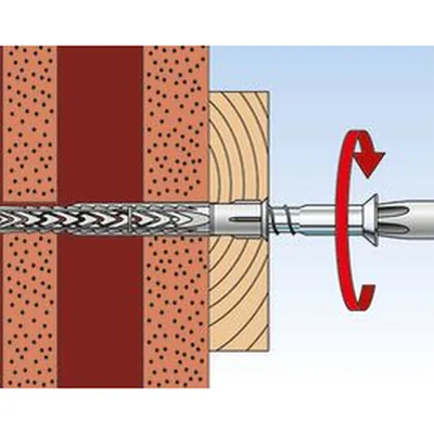 Produktbild von fischer - Langschaftdübel SXRL T, galv. verzinkt 10 x 80 T B NV