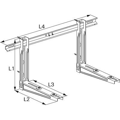 Produktbild von fischer - Klimagerätebefestiger KLIMA KLIK EASY 400/420/380