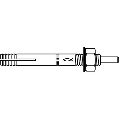 Produktbild von fischer - Mauerschraube galv. verzinkt MR 8