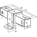 Produktbild von fischer - Konstruktionselement Schiebeschlitten SBS M12/M16