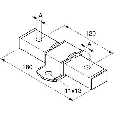 Produktbild von fischer - Konstruktionselement Schiebeschlitten SBS M12/M16