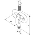 Produktbild von fischer - Schiebebügel - Gleitelement SB M8