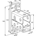 Produktbild von fischer - Konstruktionselement - Sattelflansch SF-D L 41D