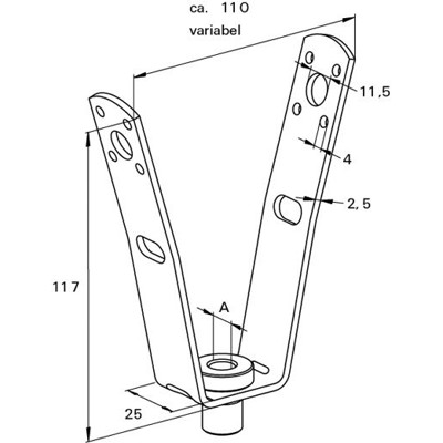 Produktbild von fischer - Trapezhänger Deckenabhänger TZ H M10