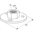 Produktbild von fischer - Grundplatte GPR 1/2