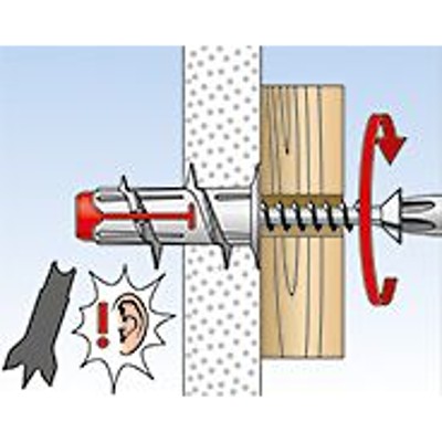 Produktbild von fischer - Gipskartonplatten-Dübel DUOBLADE S