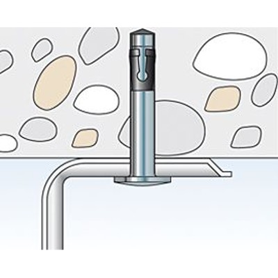 Produktbild von fischer - Nagelanker FNA II, Öse, galv. verzinkt 6x25 OE