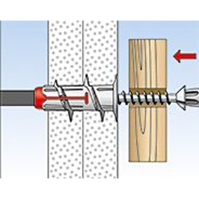 Produktbild von fischer - Gipskartonplatten-Dübel DUOBLADE S