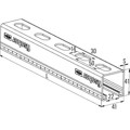 Produktbild von fischer - Montageschiene feuerverzinkt FUS 41/2,0-6m fvz