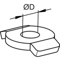 Produktbild von fischer - U-Scheibe PU 10,5,Stahl.gvz