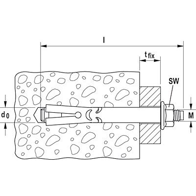 Produktbild von fischer - Hülsenanker FSA-B, verzinkt 10/10 B