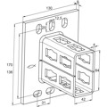 Produktbild von fischer - Konstruktionselement - Sattelflansch PSF-D 41D