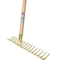 Produktbild von Idealspaten - Straßenrechen 14 Zinken Arbeitsbreite 455mm mit Stiel