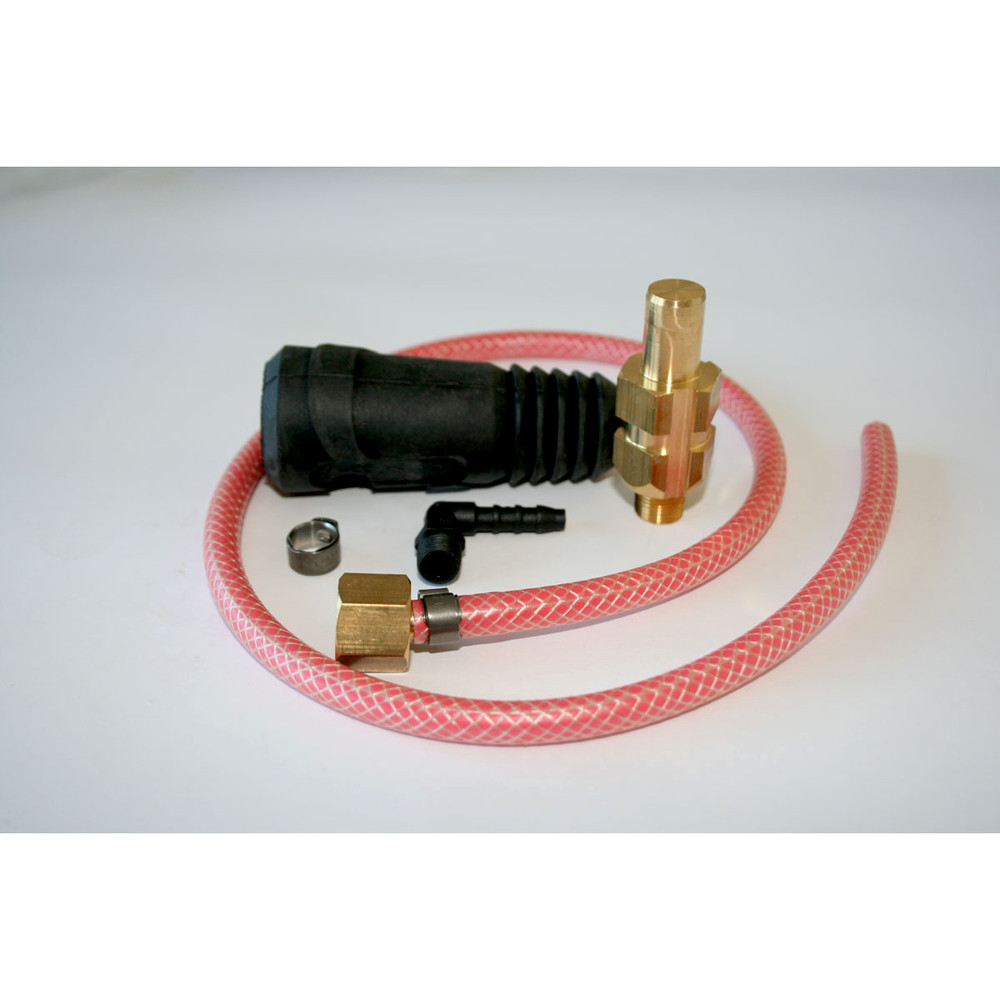 ELMAG Schweißkabel-Stecker, schwarz ø13mm 35/50, mit Gasanschluß für WIG Produktbild img1 L