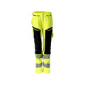 Produktbild von MASCOT® - 21078-284 Hose mit Knietaschen, hi-vis gelb/schwarzblau, 76C50