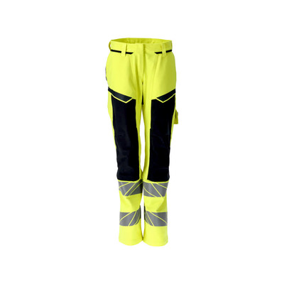 Produktbild von MASCOT® - 21078-284 Hose mit Knietaschen, hi-vis gelb/schwarzblau, 76C50