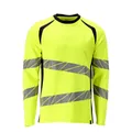 Produktbild von MASCOT® - 21381-327 T-Shirt, Langarm, hi-vis gelb/schwarzblau, S