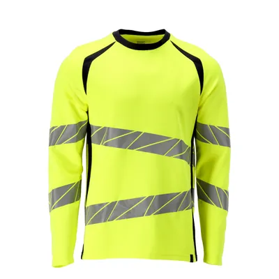 Produktbild von MASCOT® - 21381-327 T-Shirt, Langarm, hi-vis gelb/schwarzblau, S