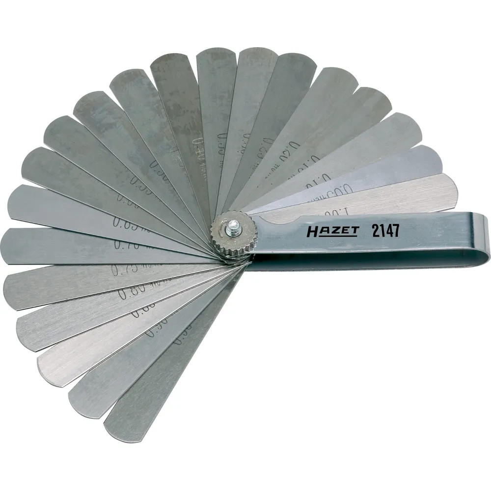 HAZET Fühlerlehre 2147 ∙ Länge: 84 mm ∙ 0,05 – 1,0 Produktbild img1 L