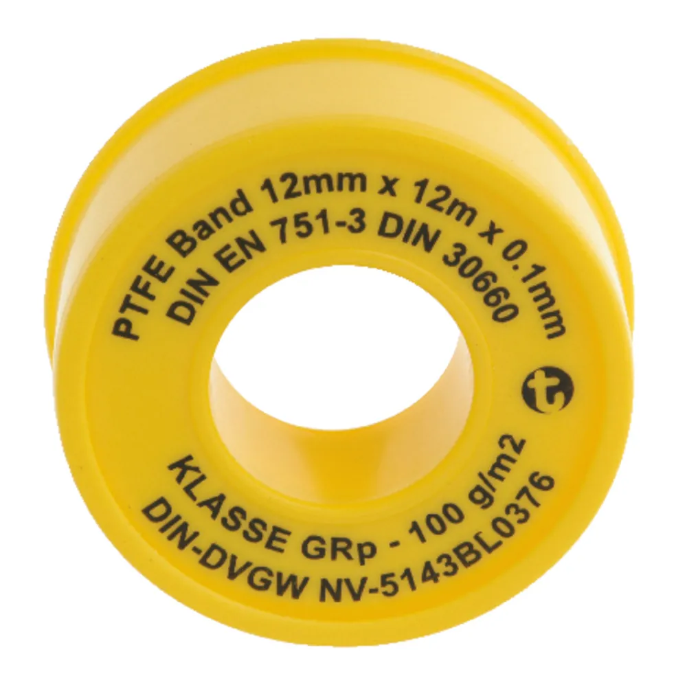 GEKA Dichtband PTFE, 12 x 0,1mm, Länge 12m, DVGW, SB Produktbild img1 L